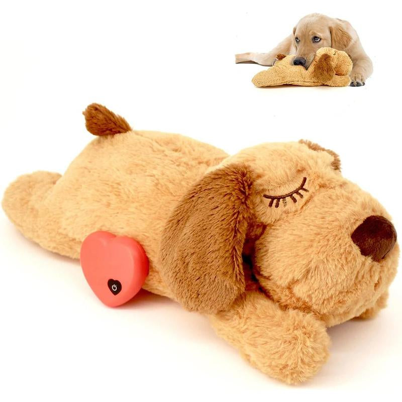 Nevulax - Heartbeat Puppy Toy - Comfortable Pillow for Anxiety Relief - Plush Toy for Dogs and Cats - Pets