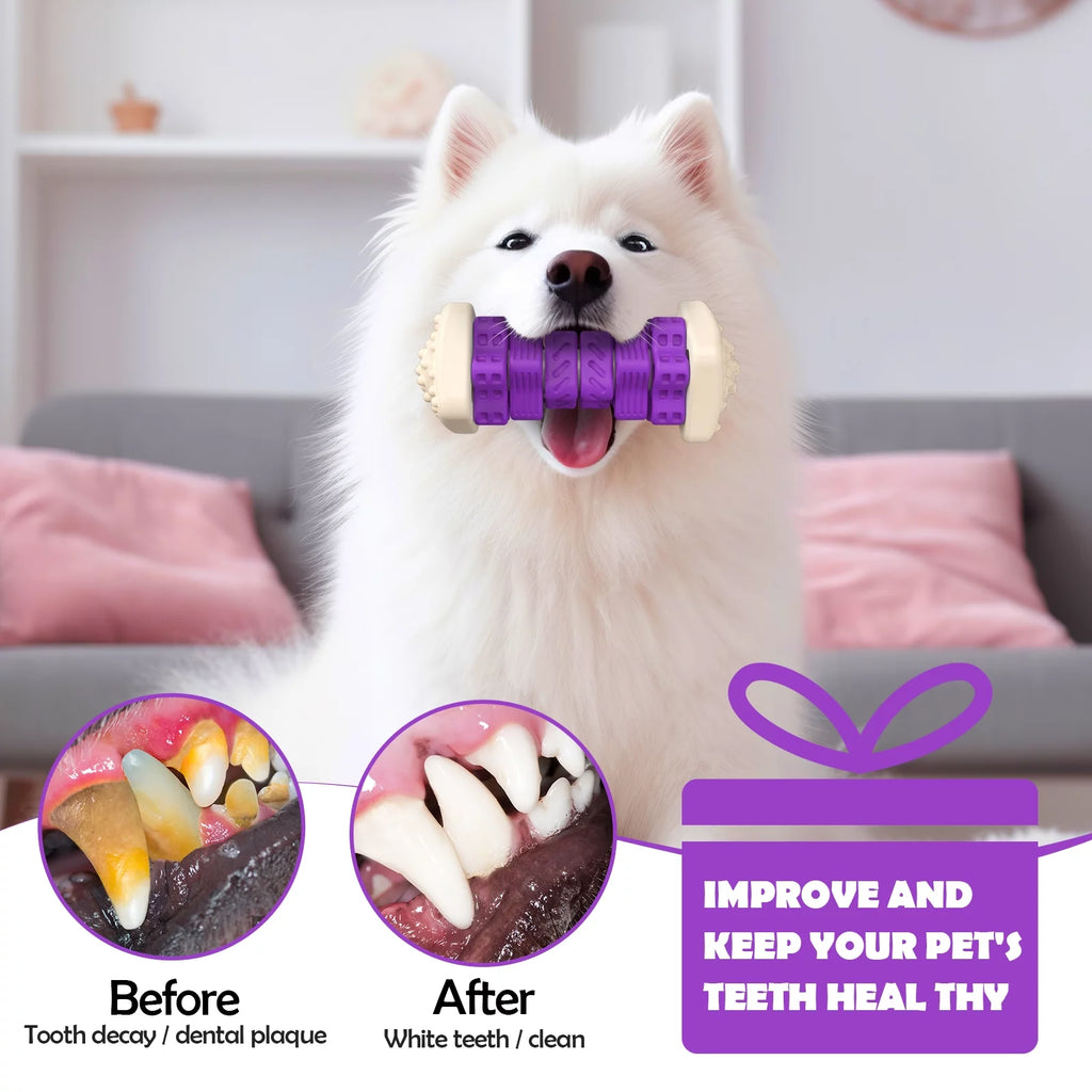 Nevulax Vibrant Purple Interactive Chew Toy for Aggressive Dogs - Ultimate Enrichment Fun!